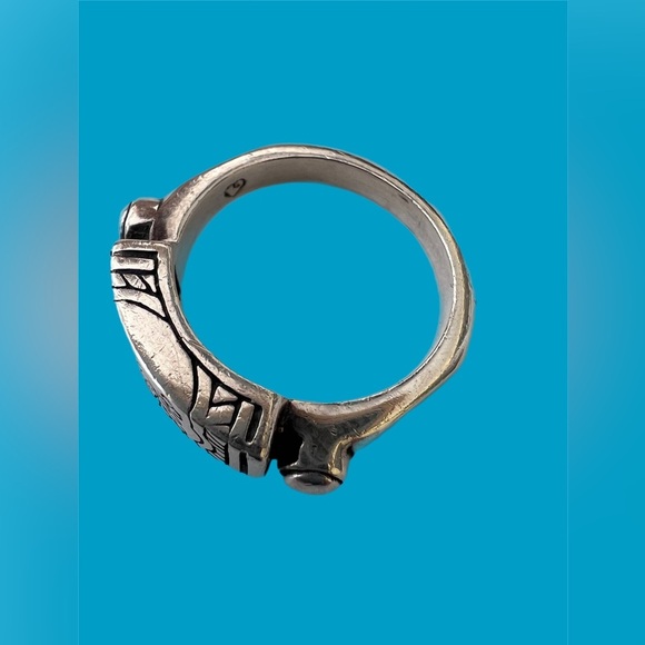 Brighton sterling silver ring. Scrolling on the ring. Rare Excellent size 7 - Picture 8 of 11